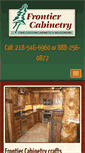 Mobile Screenshot of frontiercabinetry.com
